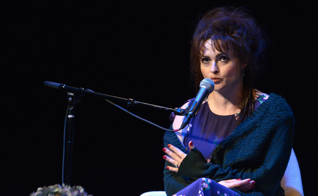 Actress Helena Bonham Carter speaks at the 21st Annual Hamptons International Film Festival on October 12, 2013 in East Hampton, New York. (Photo by Eugene Gologursky/Getty Images for The Hamptons International Film Festival)