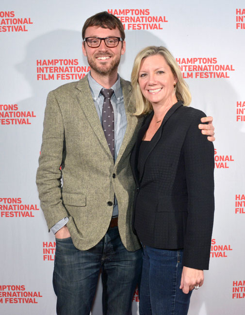 Artistic Director of the Hamptons International Film Festival David Nugent and Executive Director of the Hamptons International Film Festival Anne Chaisson attend the 'Still Alice' US premiere during the 2014 Hamptons International Film Festival on October 13, 2014 in East Hampton, New York. (Photo by Eugene Gologursky/Getty Images