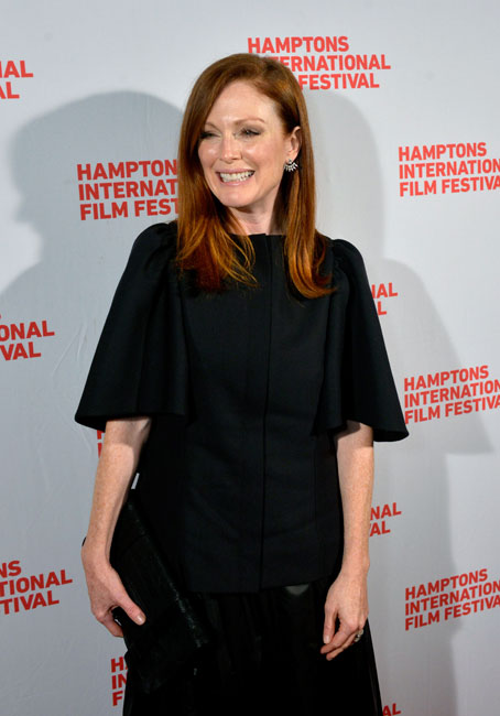 Actress Julianne Moore attends the 'Still Alice' US premiere during the 2014 Hamptons International Film Festival on October 13, 2014 in East Hampton, New York. (Photo by Eugene Gologursky/Getty Images)