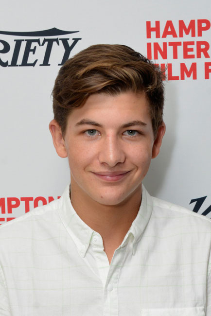 Tye Sheridan attends Variety's 10 Actors To Watch Brunch with Hilary Swank during the 2014 Hamptons International Film Festival on October 12, 2014 in East Hampton, New York. (Photo by Eugene Gologursky/Getty Images)