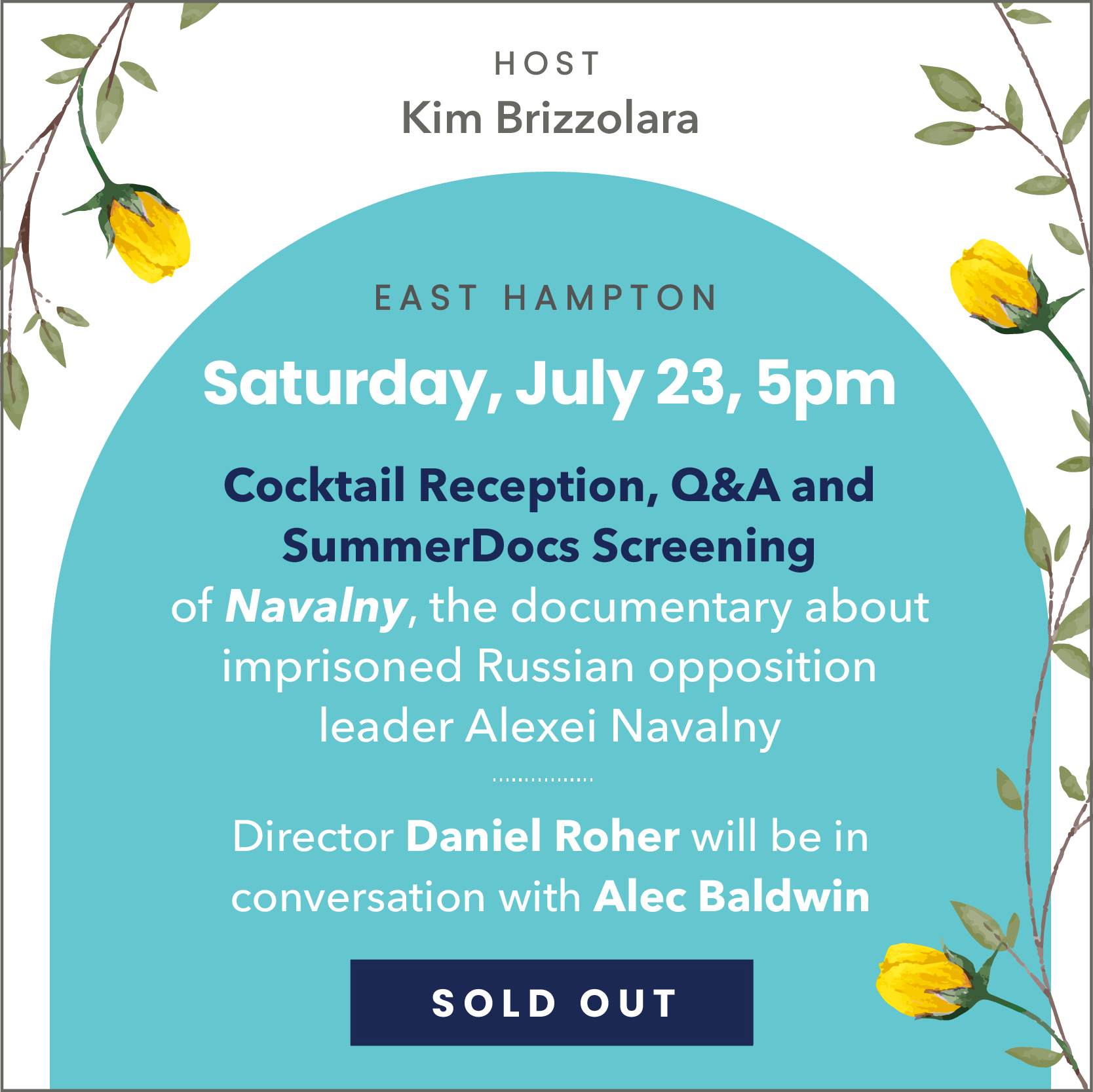 July 23 NAVALNY At SummerDocs Hamptons International Film Festival